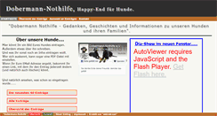 Desktop Screenshot of dobermann-nothilfe.bietet-an.info